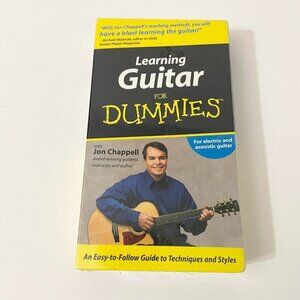 2001 Learning Guitar for Dummies VHS Jon Chappell